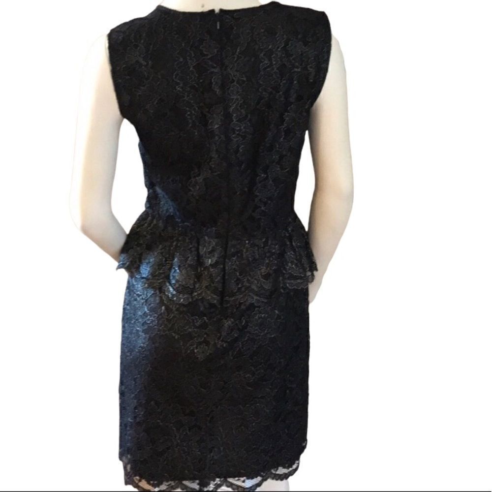 DKNY Black Lace Dress Size 10